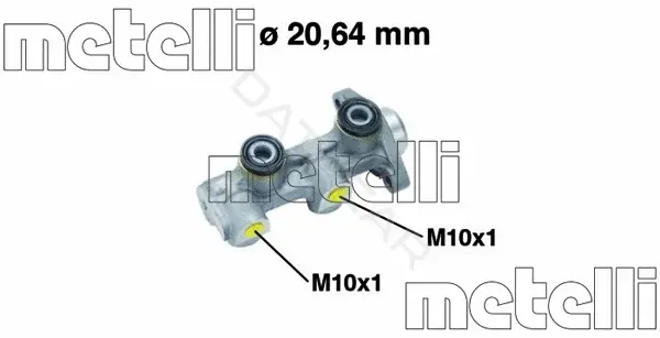 Главный тормозной цилиндр METELLI 05-0760