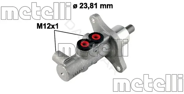 Главный тормозной цилиндр METELLI 05-0776