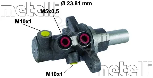 Главный тормозной цилиндр METELLI 05-0794