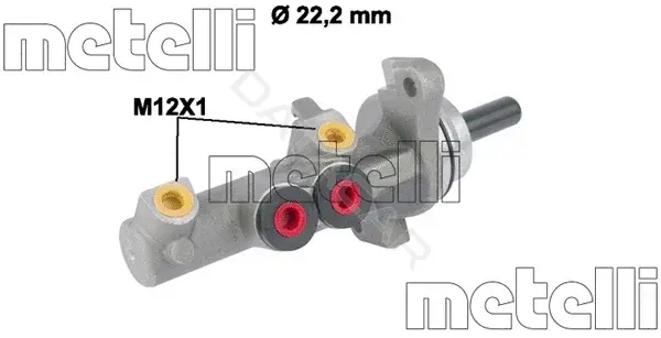 Главный тормозной цилиндр METELLI 05-0833