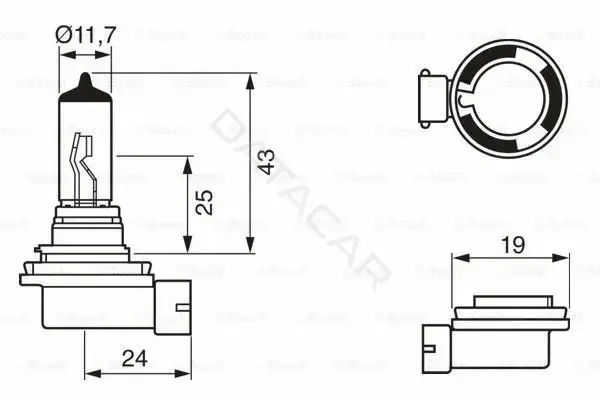 Лампочки BOSCH 1987301133