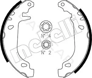 Барабанные колодки METELLI 53-0022