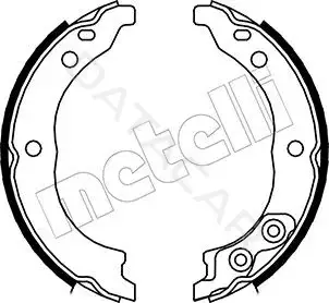 Колодки ручника METELLI 53-0089