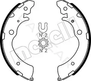 Барабанные колодки METELLI 53-0154