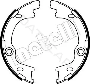 Колодки ручника METELLI 53-0185
