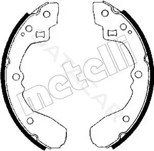 Барабанные колодки METELLI 53-0201