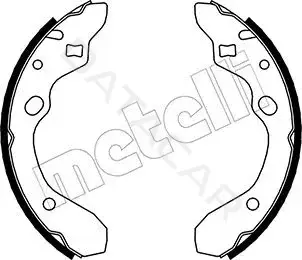 Барабанные колодки METELLI 53-0210