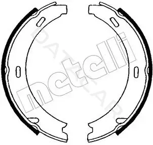 Колодки ручника METELLI 53-0234