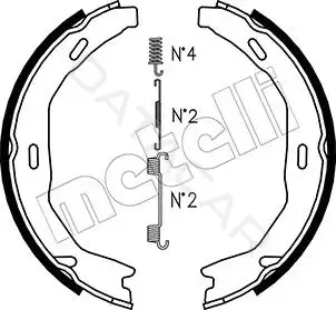 Колодки ручника METELLI 53-0245K
