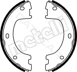 Колодки ручника METELLI 53-0249