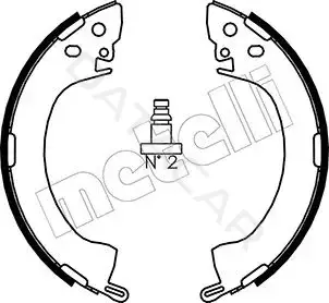 Барабанные колодки METELLI 53-0251