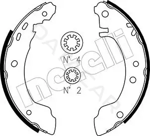 Барабанные колодки METELLI 53-0283
