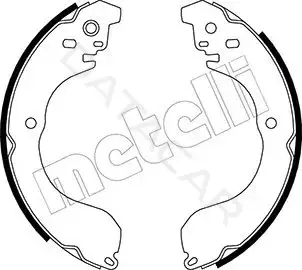 Барабанные колодки METELLI 53-0296