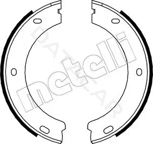 Колодки ручника METELLI 53-0325