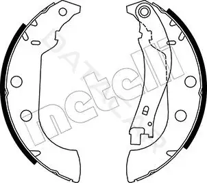 Барабанные колодки METELLI 53-0327