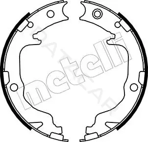 Колодки ручника METELLI 53-0362