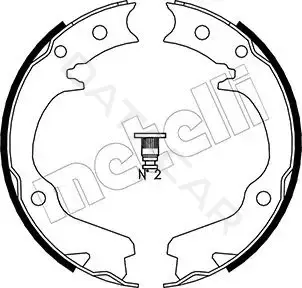 Колодки ручника METELLI 53-0386
