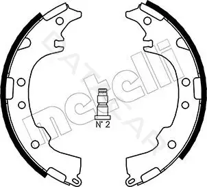 Барабанные колодки METELLI 53-0434