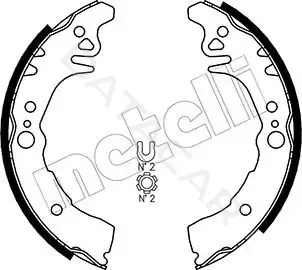 Барабанные колодки METELLI 53-0436