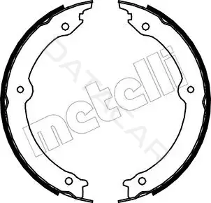 Колодки ручника METELLI 53-0451