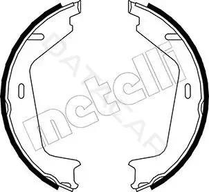 Колодки ручника METELLI 53-0479