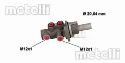 Главный тормозной цилиндр METELLI 05-0887