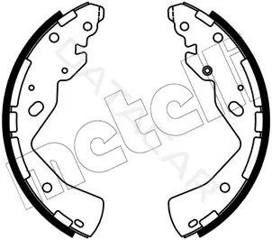 Барабанные колодки METELLI 53-0668