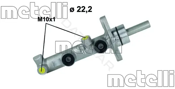 Главный тормозной цилиндр METELLI 05-1126