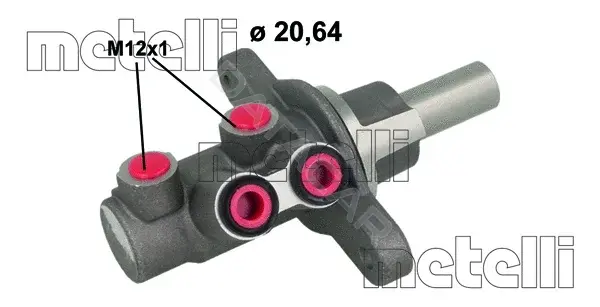 Главный тормозной цилиндр METELLI 05-1128