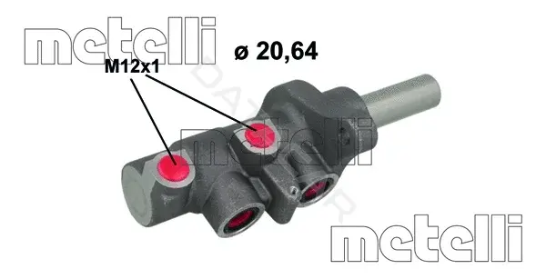 Главный тормозной цилиндр METELLI 05-1132