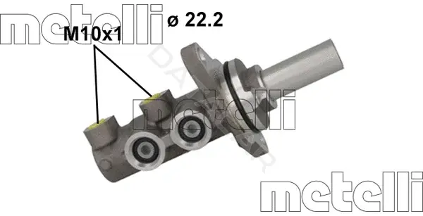 Главный тормозной цилиндр METELLI 05-1163