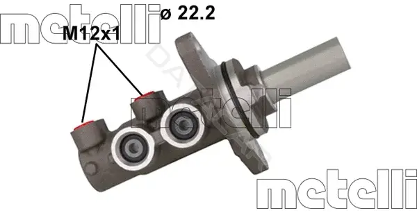 Главный тормозной цилиндр METELLI 05-1164