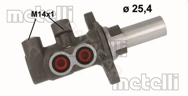 Главный тормозной цилиндр METELLI 05-1174