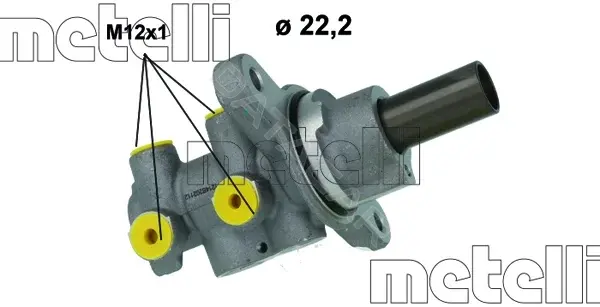Главный тормозной цилиндр METELLI 05-1214