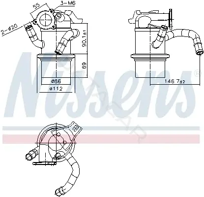 Клапан ЕГР NISSENS 989422