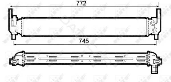 Радиатор охлаждения NRF 53126