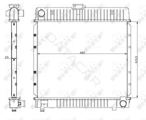 Радиатор охлаждения NRF 504250