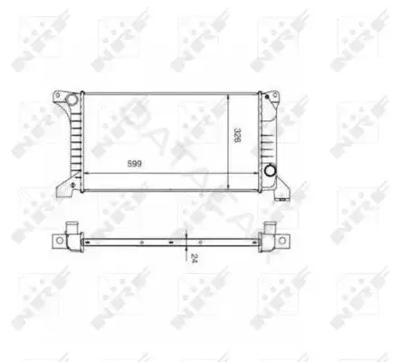 Радиатор охлаждения NRF 516212