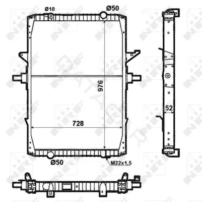 Радиатор охлаждения NRF 519709