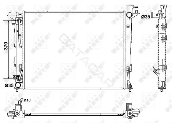 Радиатор охлаждения NRF 53051