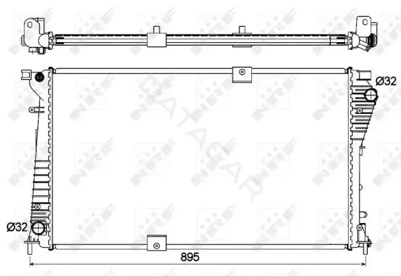 Радиатор охлаждения NRF 53123