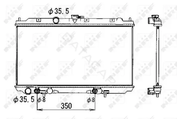 Радиатор охлаждения NRF 53389
