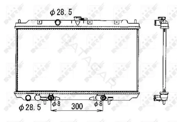 Радиатор охлаждения NRF 53390