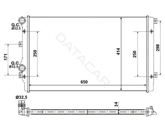 Радиатор охлаждения NRF 53406A