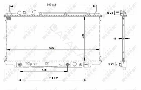 Радиатор охлаждения NRF 53519
