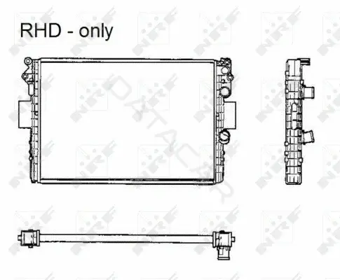 Радиатор охлаждения NRF 53623