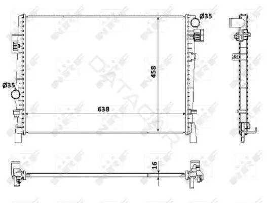 Радиатор охлаждения NRF 53901