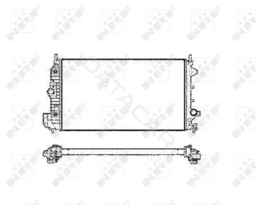 Радиатор охлаждения NRF 58205