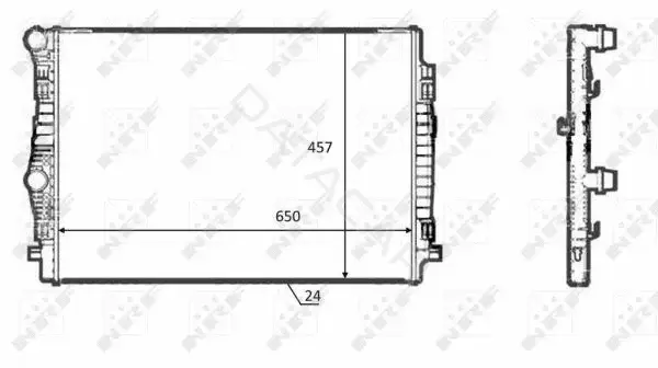 Радиатор охлаждения NRF 58392