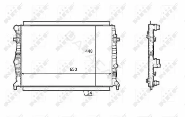 Радиатор охлаждения NRF 58398